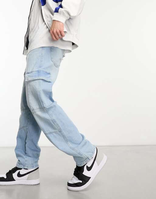 Bershka denim sale pants