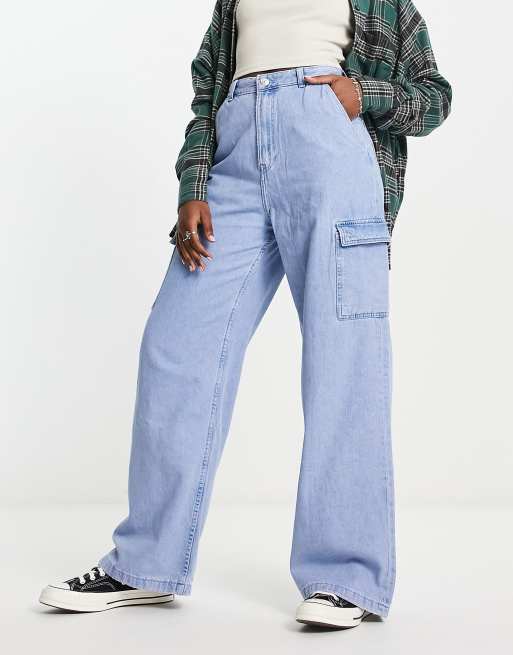 Jean cargo bleu new arrivals