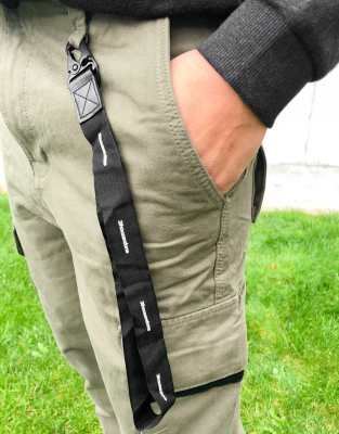 black khaki cargo pants