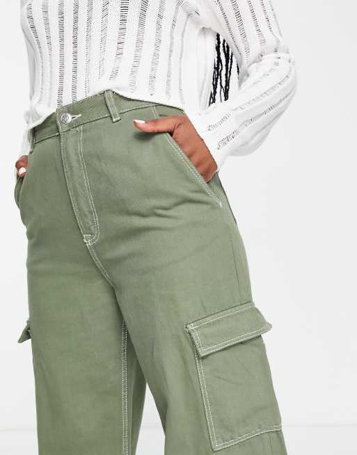 Bershka store khaki jeans