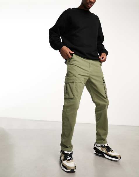 Cargo pants hot sale men green