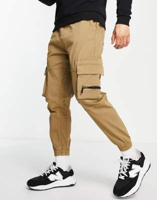 cargo pants camel