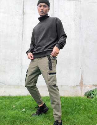 branded cargo trousers