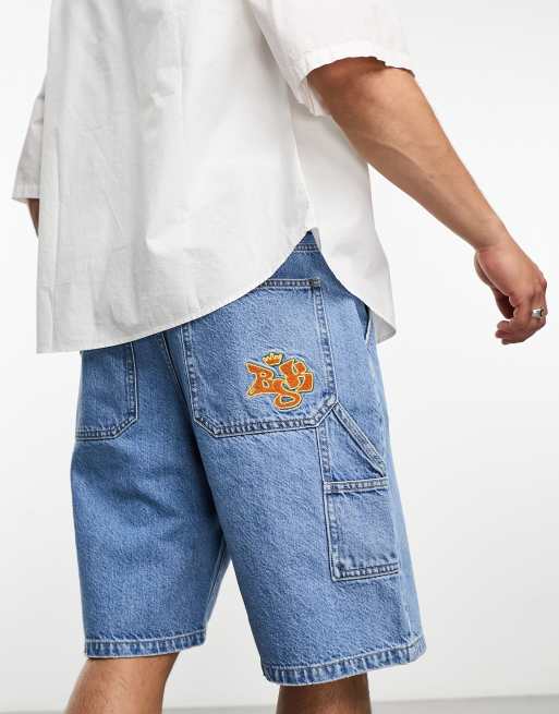 Denim Carpenter Shorts - Luxury Blue