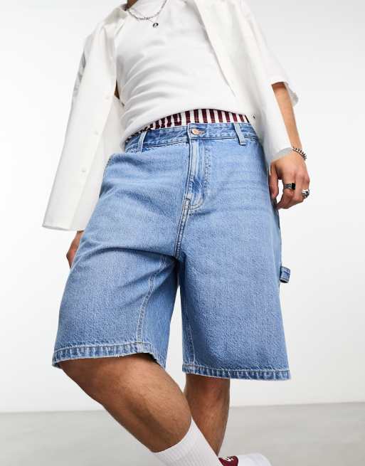 Carpenter Denim Shorts - Luxury Blue