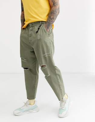 bershka khaki jeans