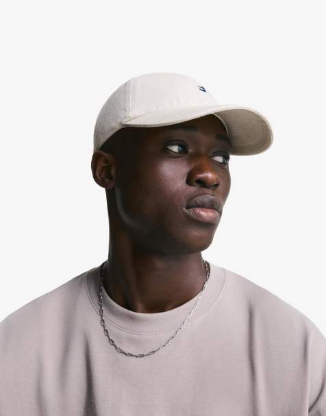 Bershka - Casquette à broderies - Écru - view 1