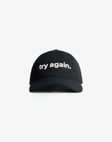 Bershka - Casquette brodée - Noir - view 1