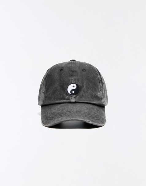 Bershka - Casquette brodée - Noir - view 1