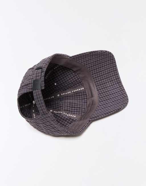 Bershka casquette technique à carreaux grise, 2 de 4