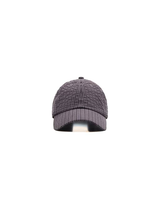 Bershka casquette technique à carreaux grise, 4 de 4
