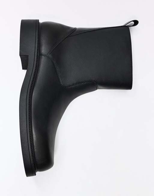 Bershka Casual ankle boots in black, 5 of 7