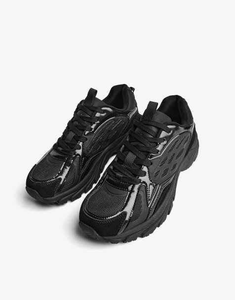 Bershka – Casual Multi-Piece – Sneaker in Schwarz - view 1