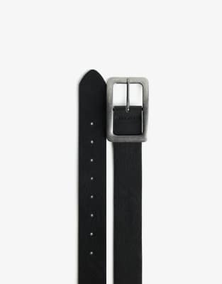 Bershka - Ceinture avec boucle large - Noir