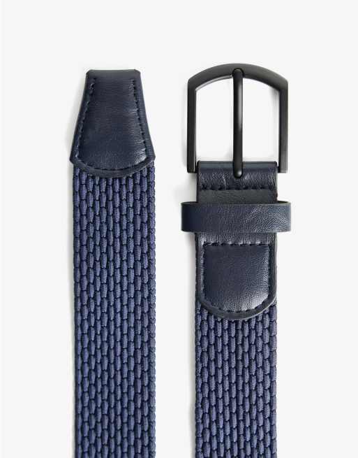 Bershka - Ceinture tressée - Bleu, 2 de 3