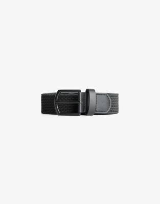 Bershka - Ceinture tressée - Noir