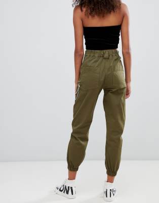 chained camo pants