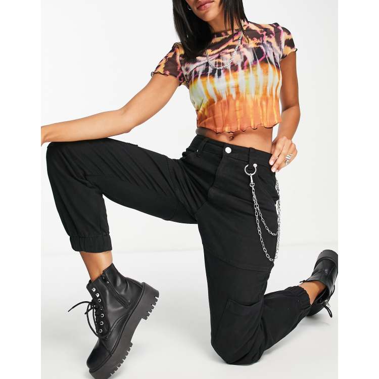 Cargo on sale chain trousers