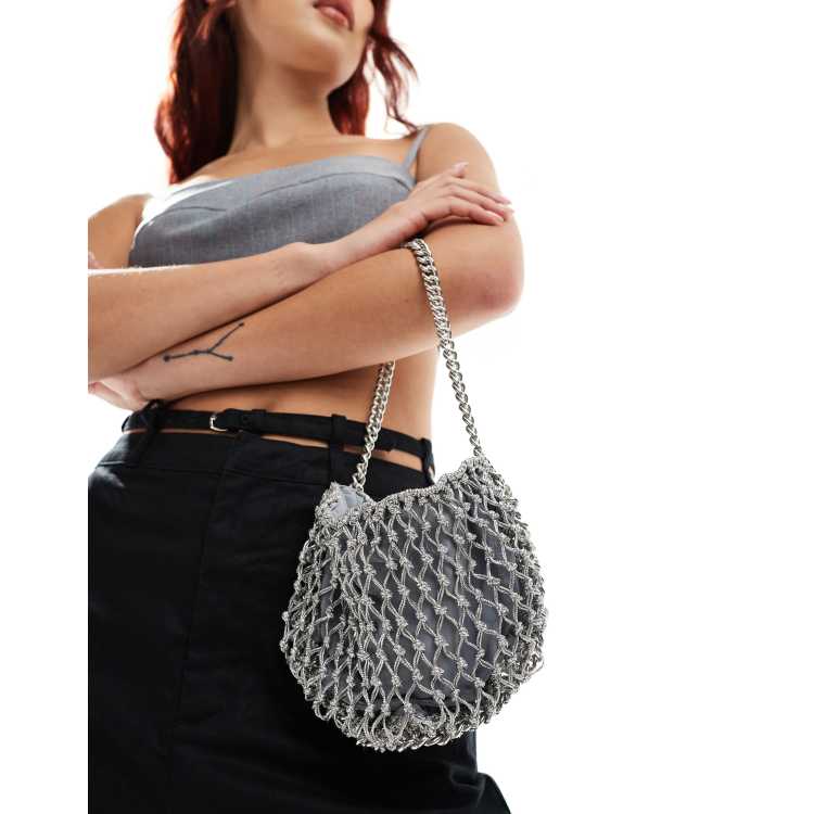 Bershka fanny pack with chain shop
