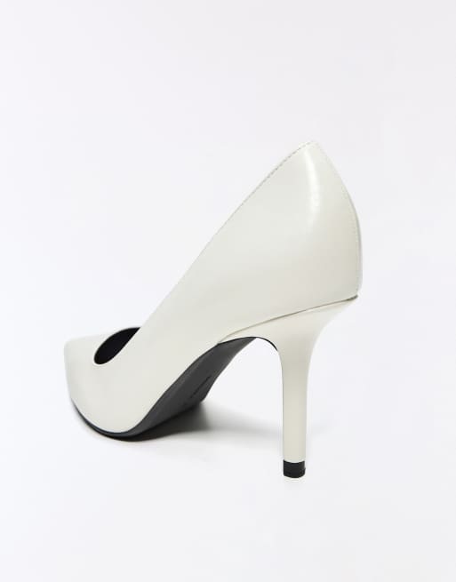 Bershka chaussures à talons en blanc, 7 de 7