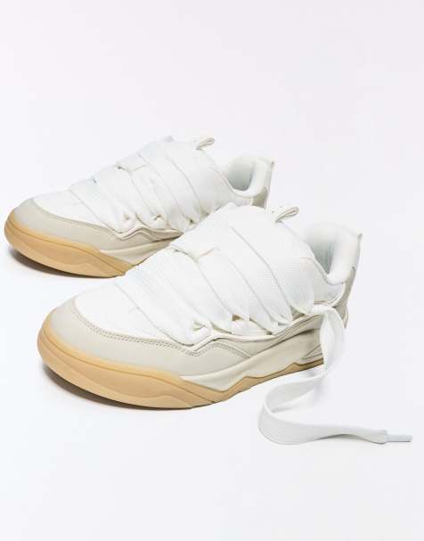 Bershka - Chaussures chunky style skateur - Blanc - view 1