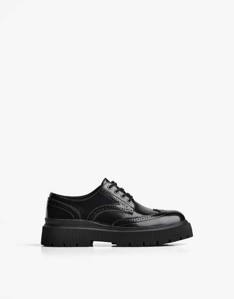 Bershka - Chaussures richelieu habillées - Noir - view 1