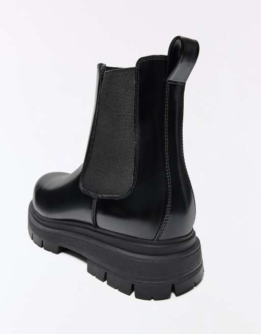 Bershka Chealse ankelboots i svart, 4 av 5