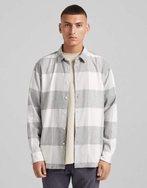 Chemise a 2025 carreaux bershka