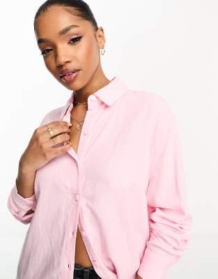 HAUT CHEMISE ML FEMME °°° BERSHKA °°° AJUSTEE . TAILLE M