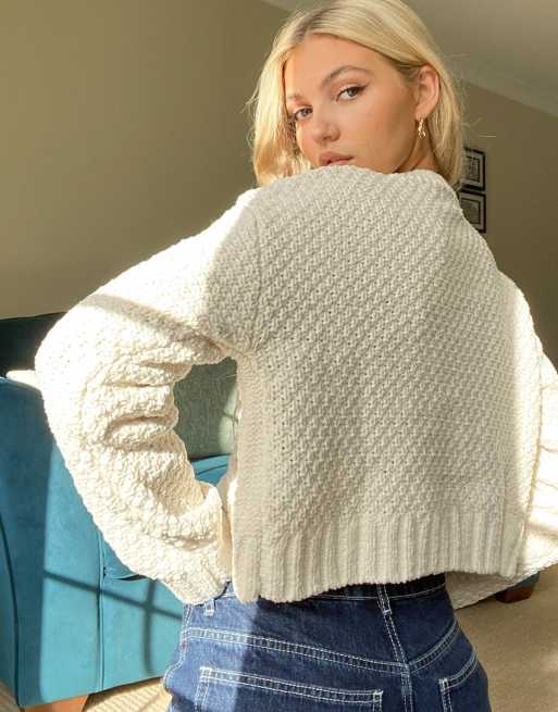 Chenille cable hotsell knit sweater