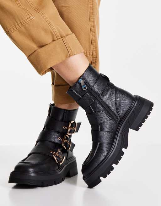 Bershka best sale chunky boots