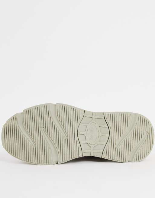 ★ドイツ発*BERSHKA*新作*CHUNKY スケータースニーカー/GREY★ Bershka chunky sneakers in gray | ASOS