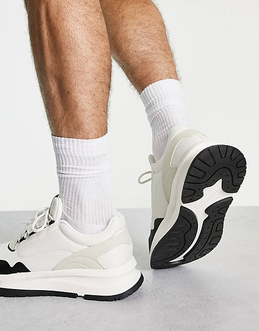 Asos Uomo Scarpe Sneakers Sneakers chunky Chunky sneakers stile runner bianche 