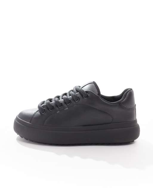 Chunky Trainers Black Funky Trainers Bershka Chunky Trainer In