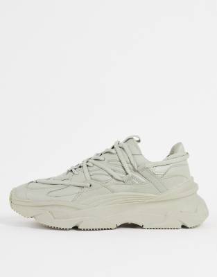 Bershka chunky trainers in grey | ASOS