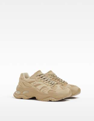 sand chunky trainers