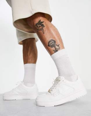 mens white trainers asos