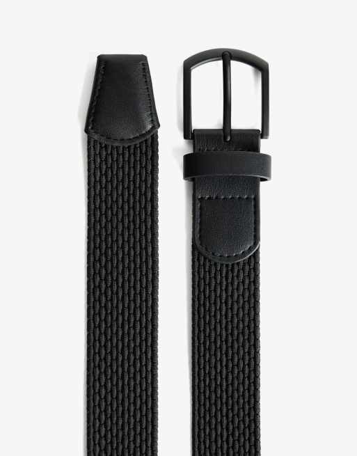 Bershka - Cintura intrecciata nera, 2 di 2