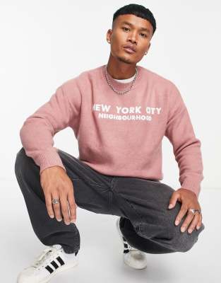 Salmon store pink sweatshirt