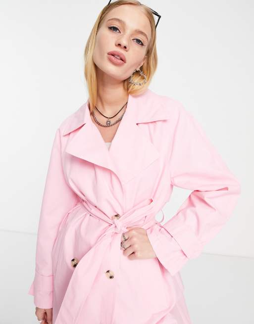 Pink shop mac coat