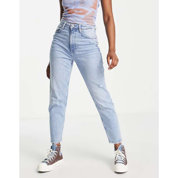 Bershka jean mom hot sale