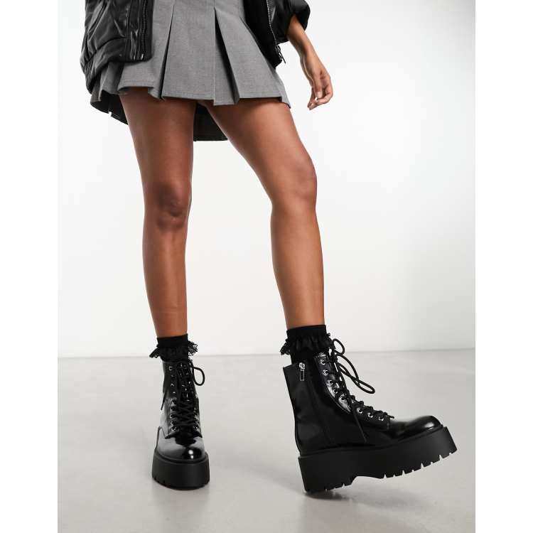 bershka glitter boots