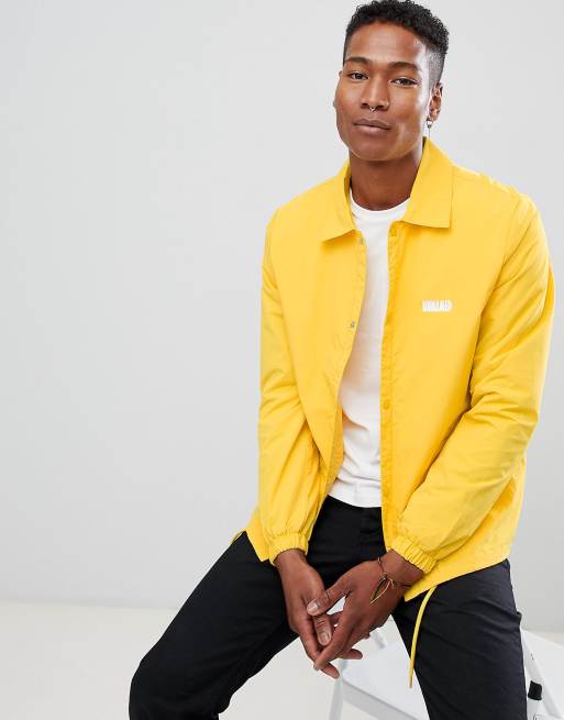 Bershka coach on sale jacket in yellow