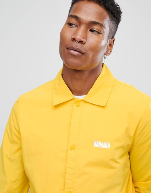 Bershka coach on sale jacket in yellow