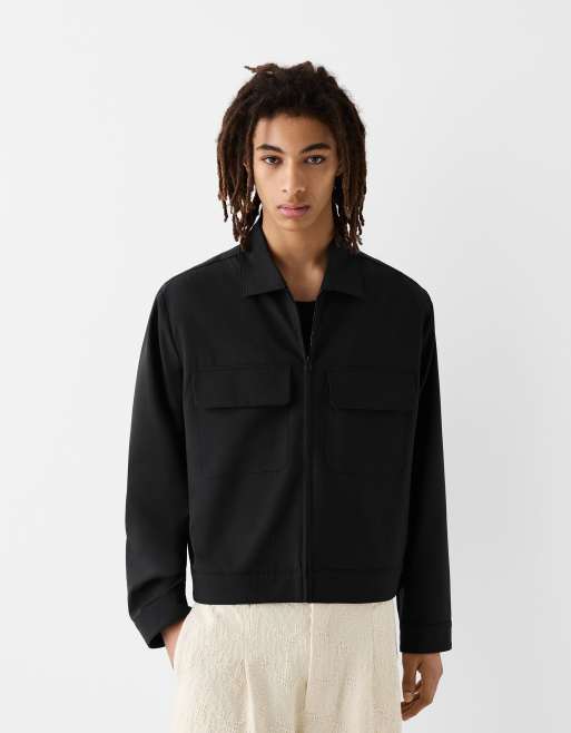 Bershka - Collection - Camicia a maniche lunghe nera