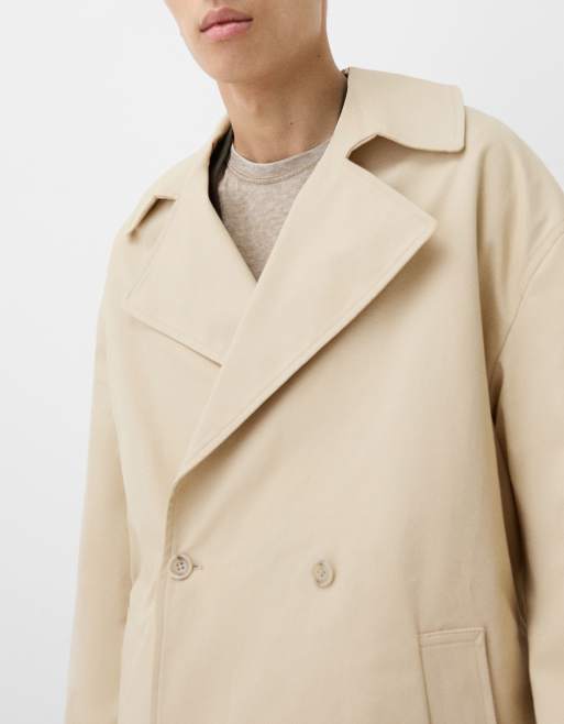 Bershka - Collection - Premium trenchcoat in beige , 4 van 4
