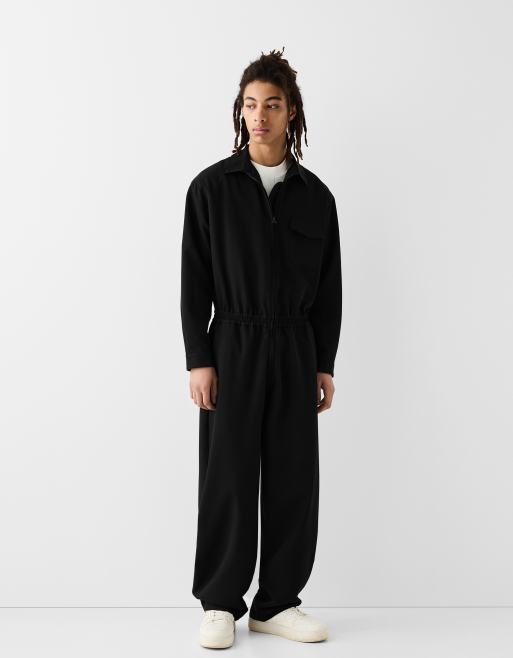 Bershka black jumpsuit online