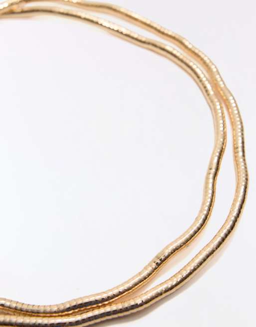 Bershka collier modulable doré, 3 de 4