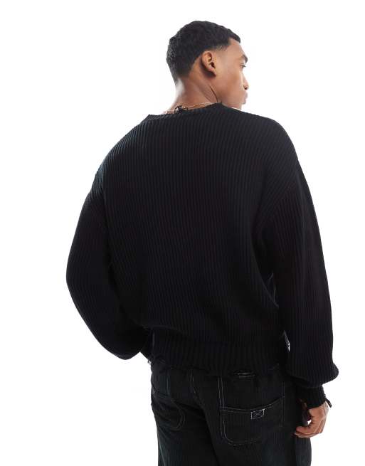 Bershka ダークグレー ニット High neck sweater - Sweaters and cardigans - Women | Bershka