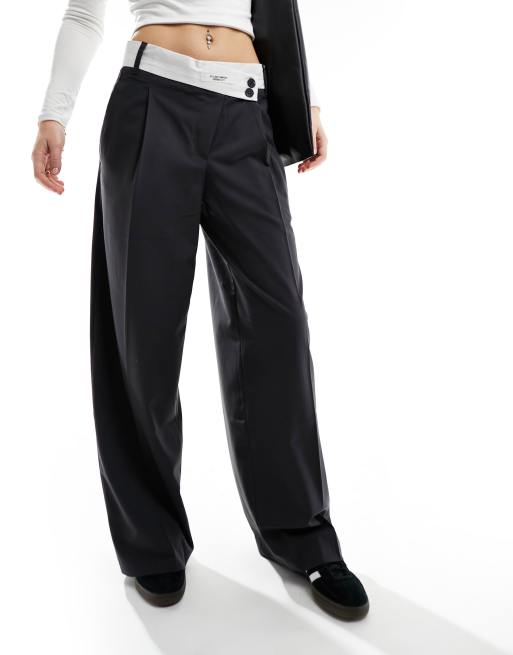 Bec Contrast Waistband Trouser